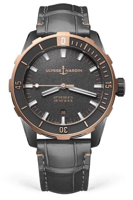 Ulysse Nardin Diver 42mm Replica Watch Price 8163-175/GREY-5N